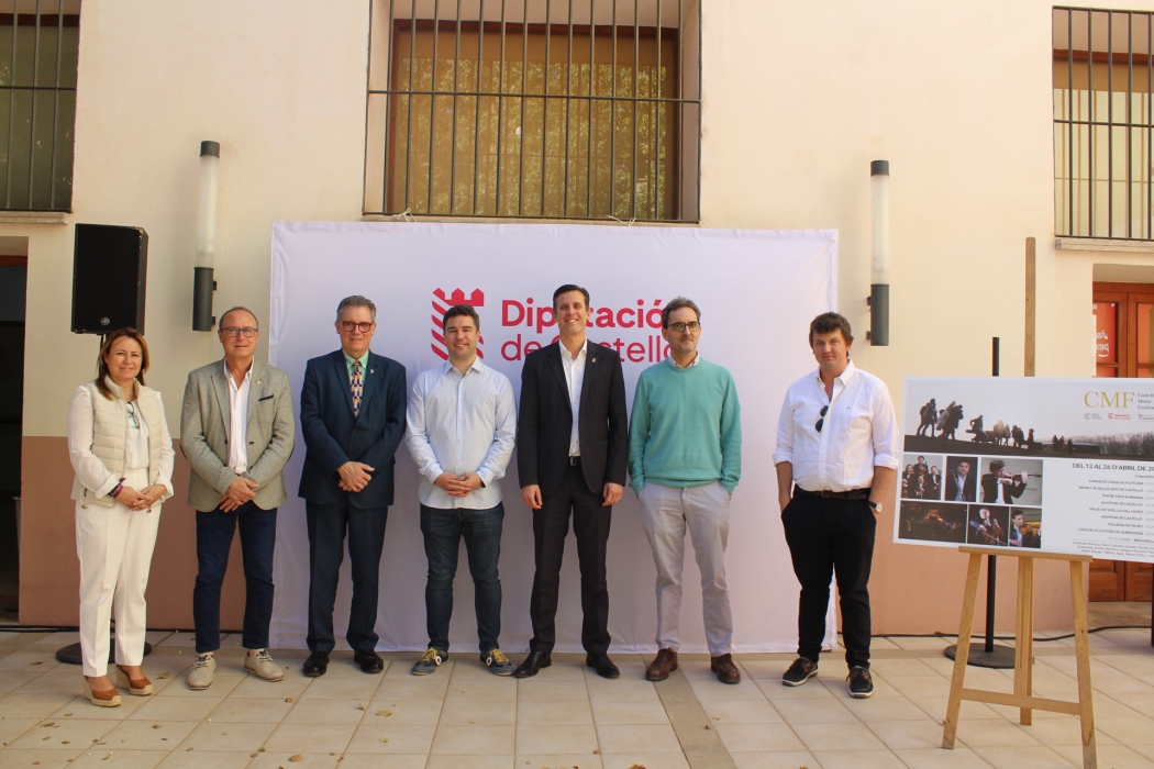 La Diputación de Castellón muestra su apoyo al Castelló Music Festival para seguir haciendo del festival una de las señas de la identidad cultural de la provincia