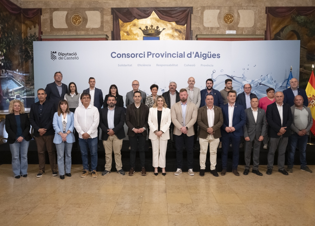 La Diputación de Castellón impulsa el Consorcio Provincial de Aguas para lograr cohesión, eficiencia y solidaridad en la gestión de los recursos hídricos