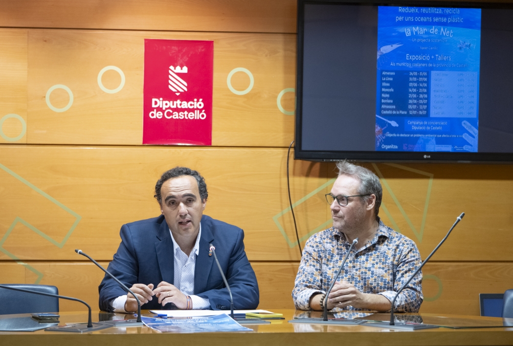 La Diputació de Castelló impulsa una campanya de conscienciació ciutadana per a evitar que els residus plàstics arriben a la mar
