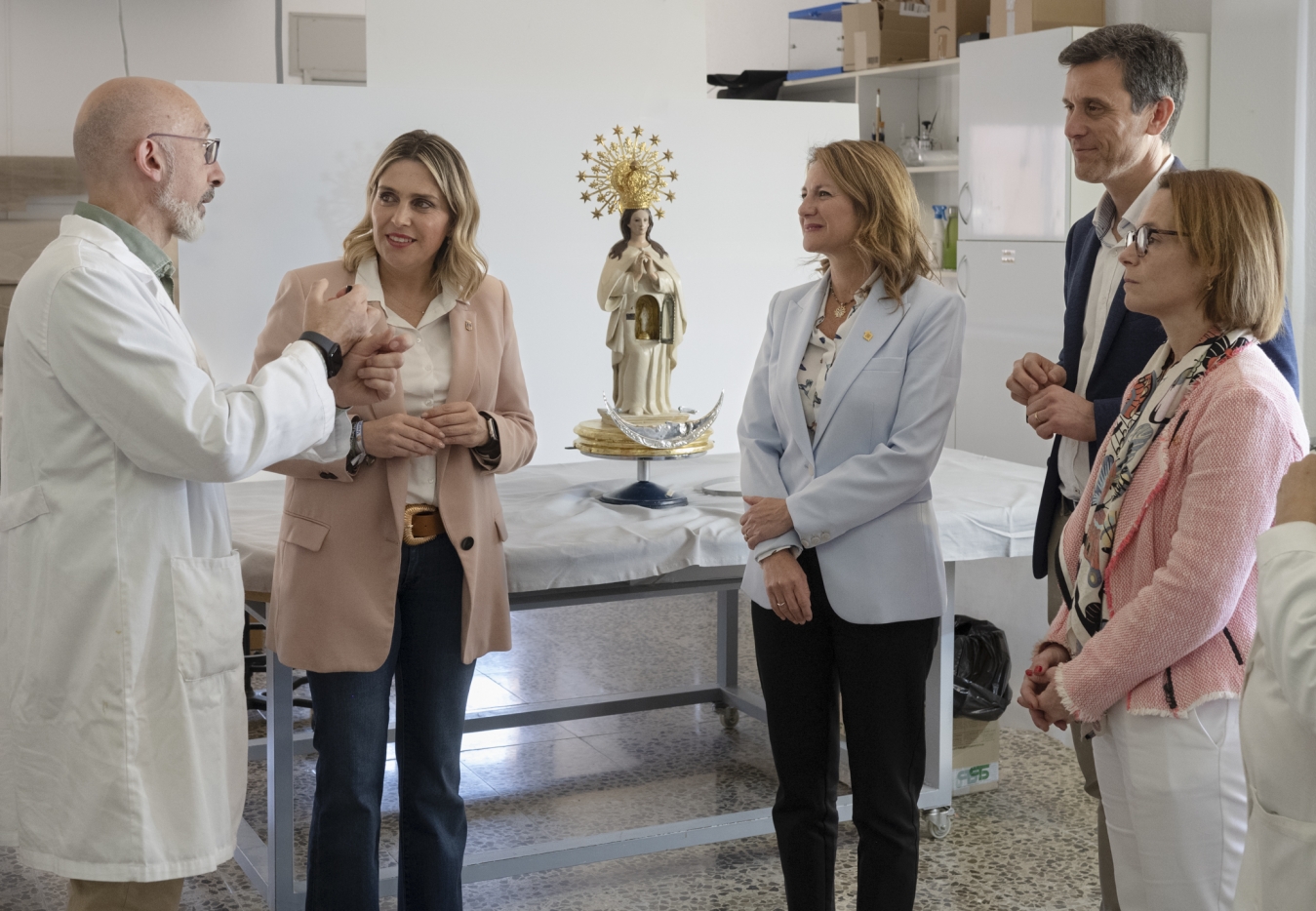 Marta Barrachina pone en valor la labor del Servicio de Conservación y Restauración por preservar y salvaguardar el patrimonio de la provincia