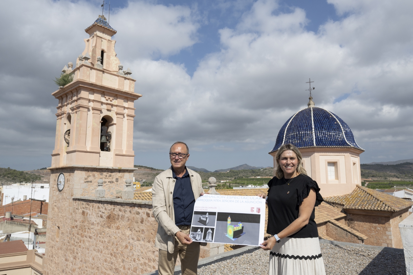 La Diputació de Castelló renovarà la il·luminació de l'església de l'Assumpció amb motiu del 400 aniversari de la troballa del Crist de la Jonquera, patró del municipi