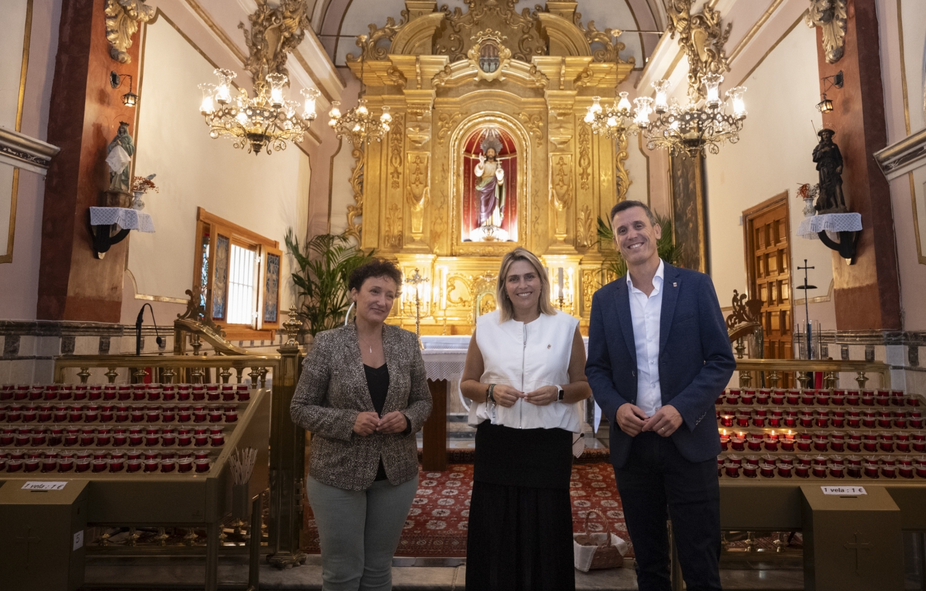 Marta Barrachina anuncia un convenio con Onda para restaurar y preservar el retablo del Santísimo Salvador, símbolo de los ondenses