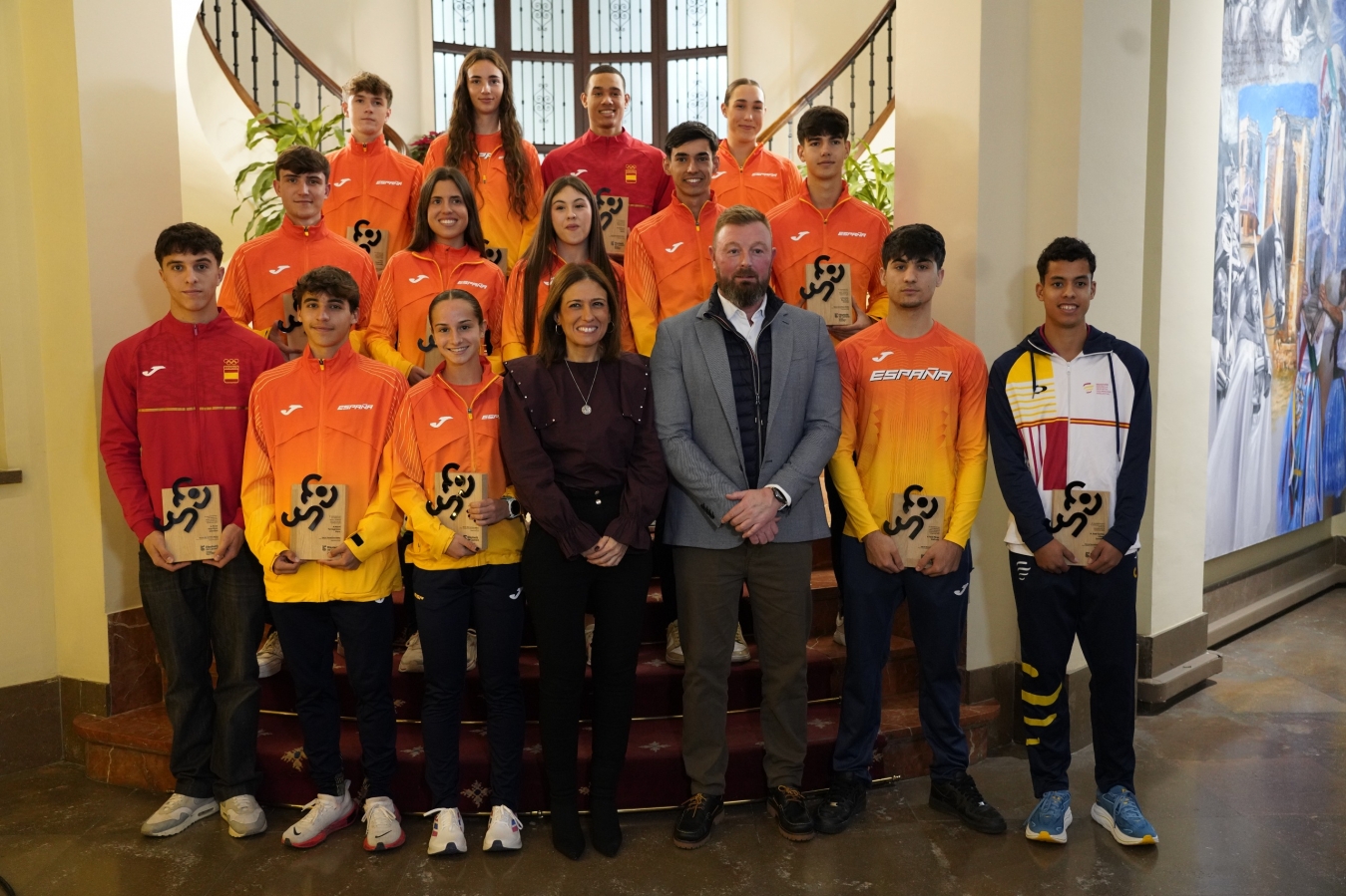 La Diputación de Castellón reconoce a los deportistas de Penyeta Roja por sus logros en competiciones internacionales durante la temporada 2025