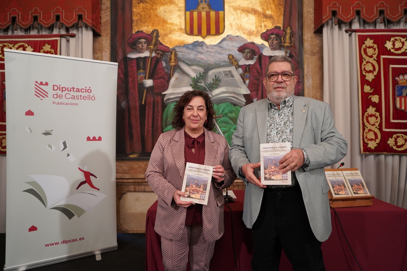 La Diputación de Castellón presenta ‘Mereciendo el paraíso’, una novela que conecta al lector con la historia de la iglesia de Sot de Ferrer
