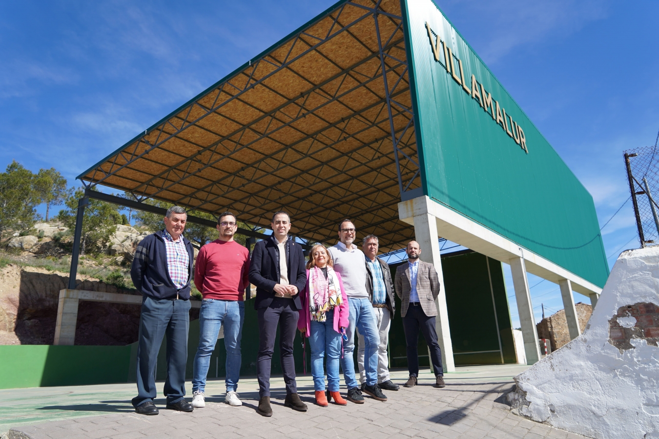 La Diputació de Castelló invertix més de 190.000 euros per a la coberta i renovació del frontó de Villamalur